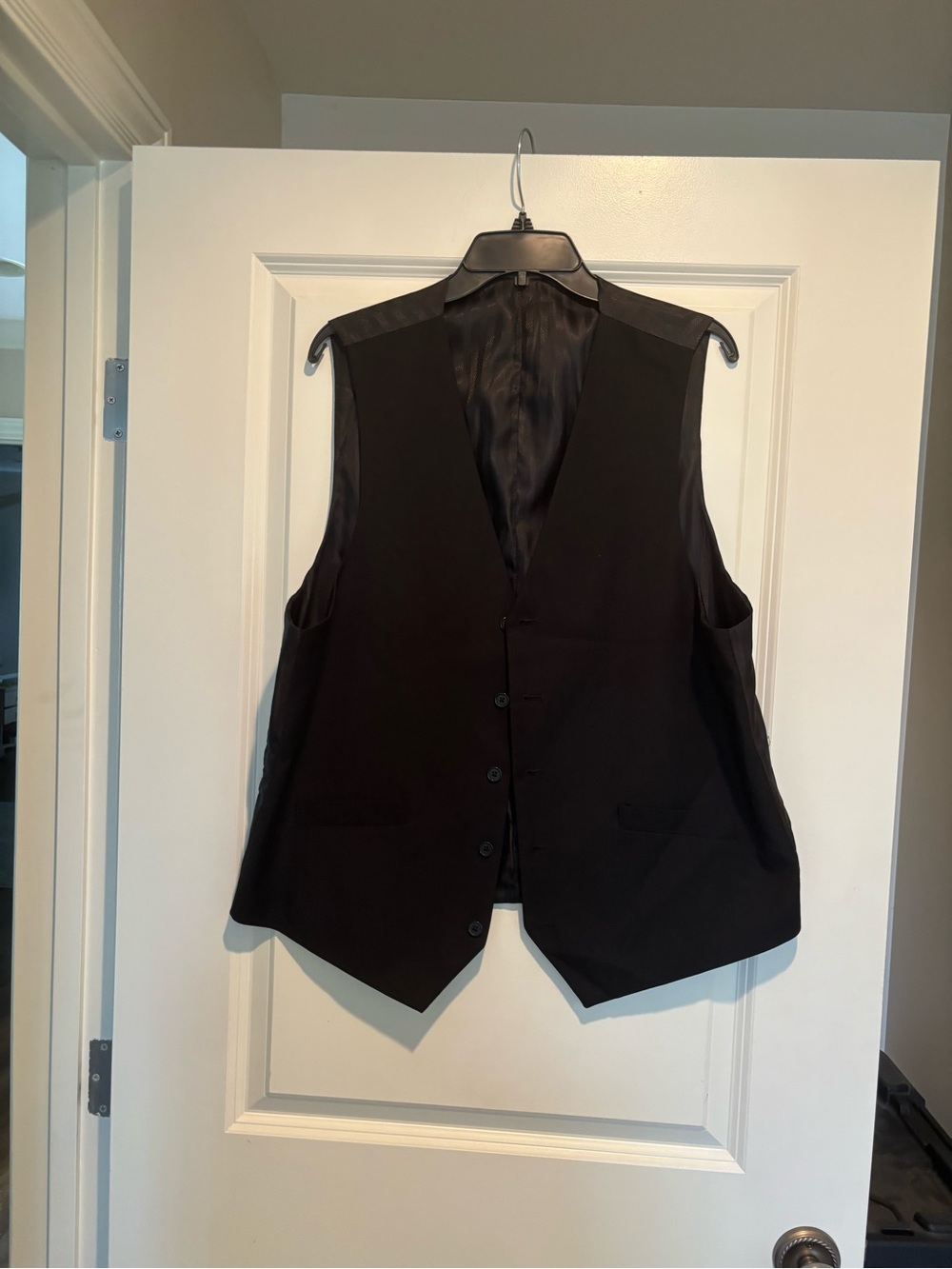 Classic Black Men's Dress Vest